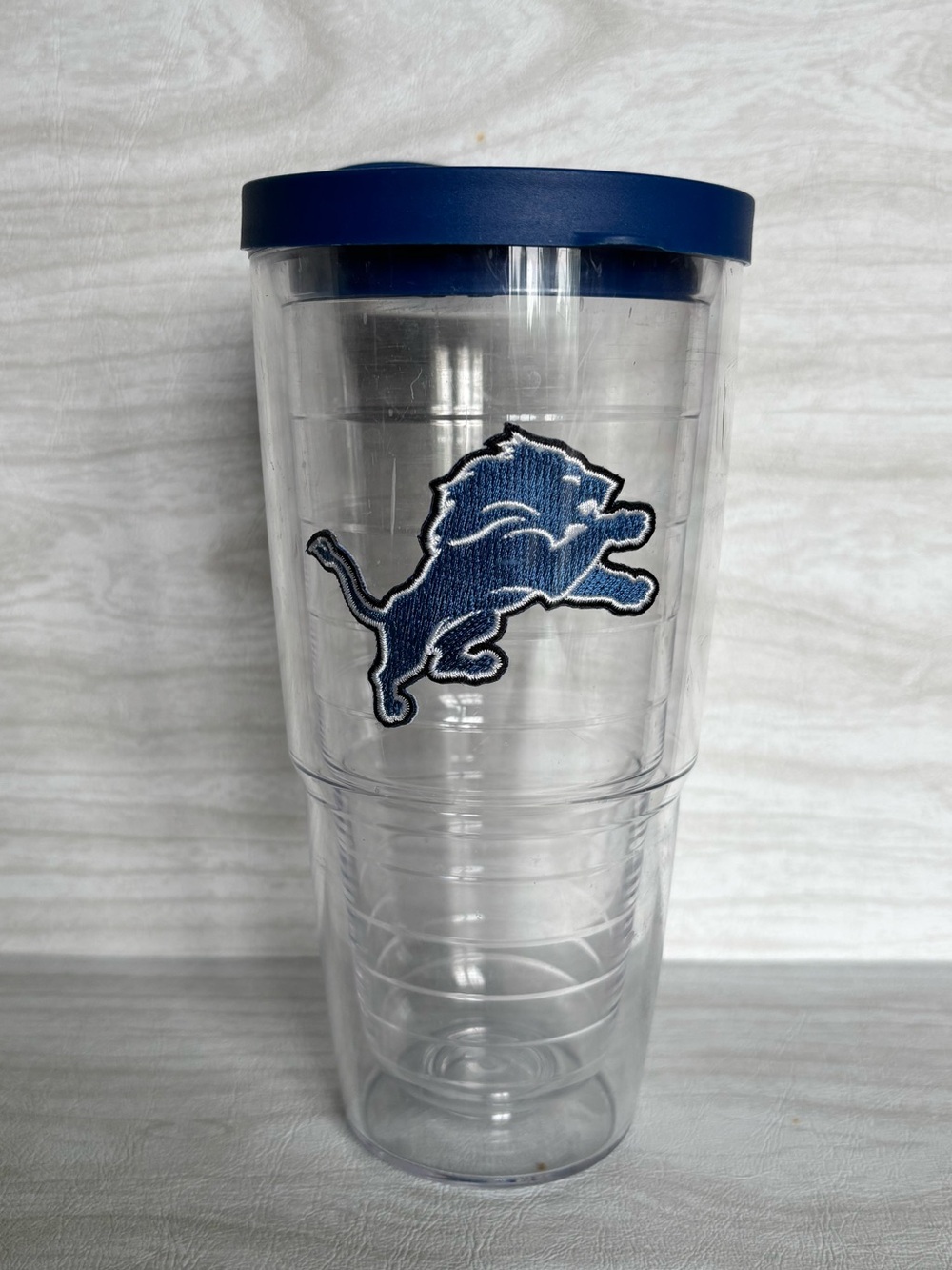 NFL Detroit Lions 24 oz Double Wall Plastic Tervis Tumbler with Lid